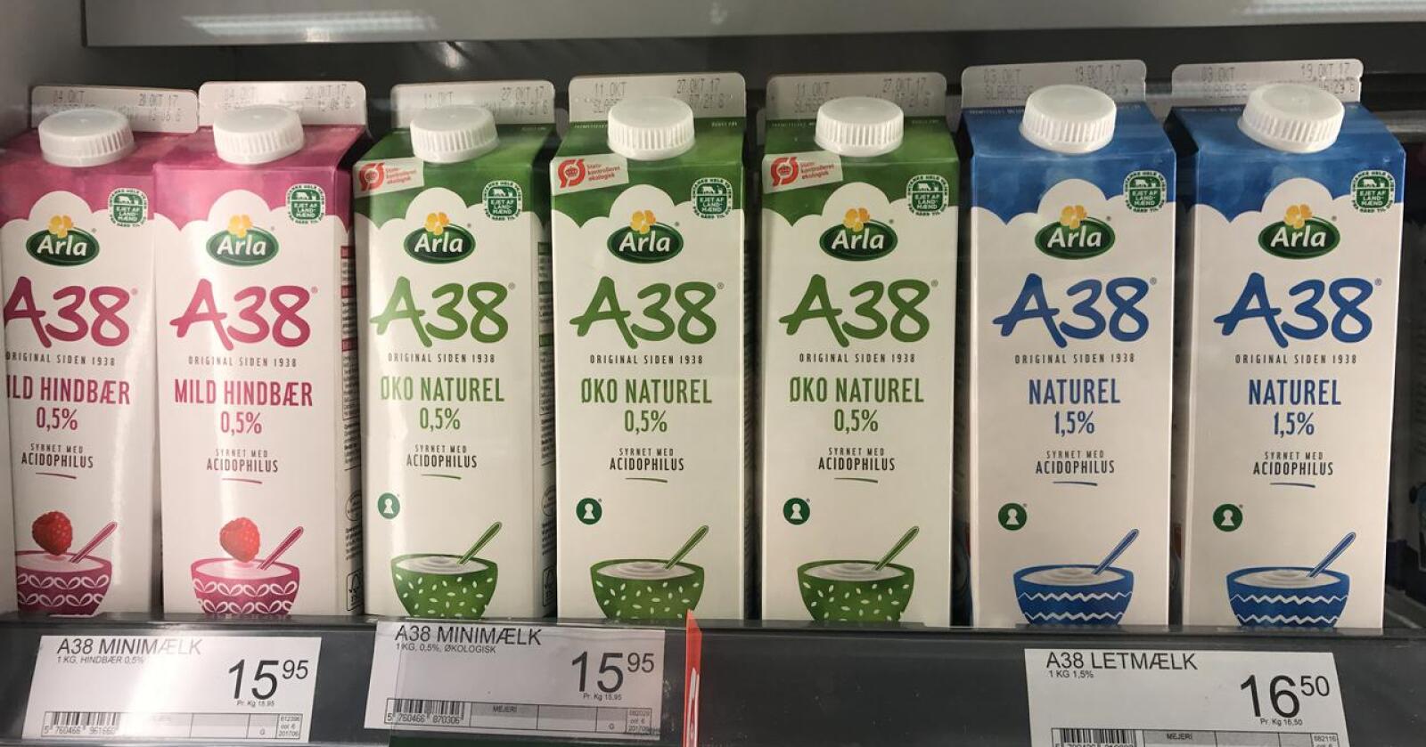 Arla set opp produsentprisen for konvensjonell og økologisk mjølk med 8,1 øre (svenske prisar) frå og med 1. januar 2022, melder ATL. (Foto: Anders R. Christensen)
