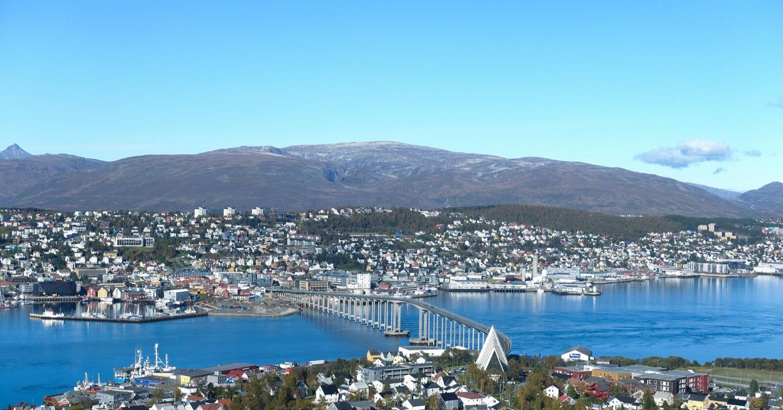 Tromsø er Troms og Finnmark fylkes administrasjonssentrum. Foto: Marianne Løvland / NTB