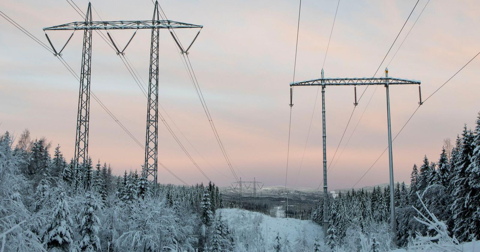 Det ligger an til en vinter med varig høye strømpriser Foto: Paul Kleiven / NTB
