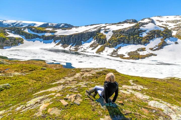 Norsk natur har mye å by på. Her er Folgefonna nasjonalpark, den tredje største isbreen på det norske fastlandet. Illustrasjonsfoto: Colourbox