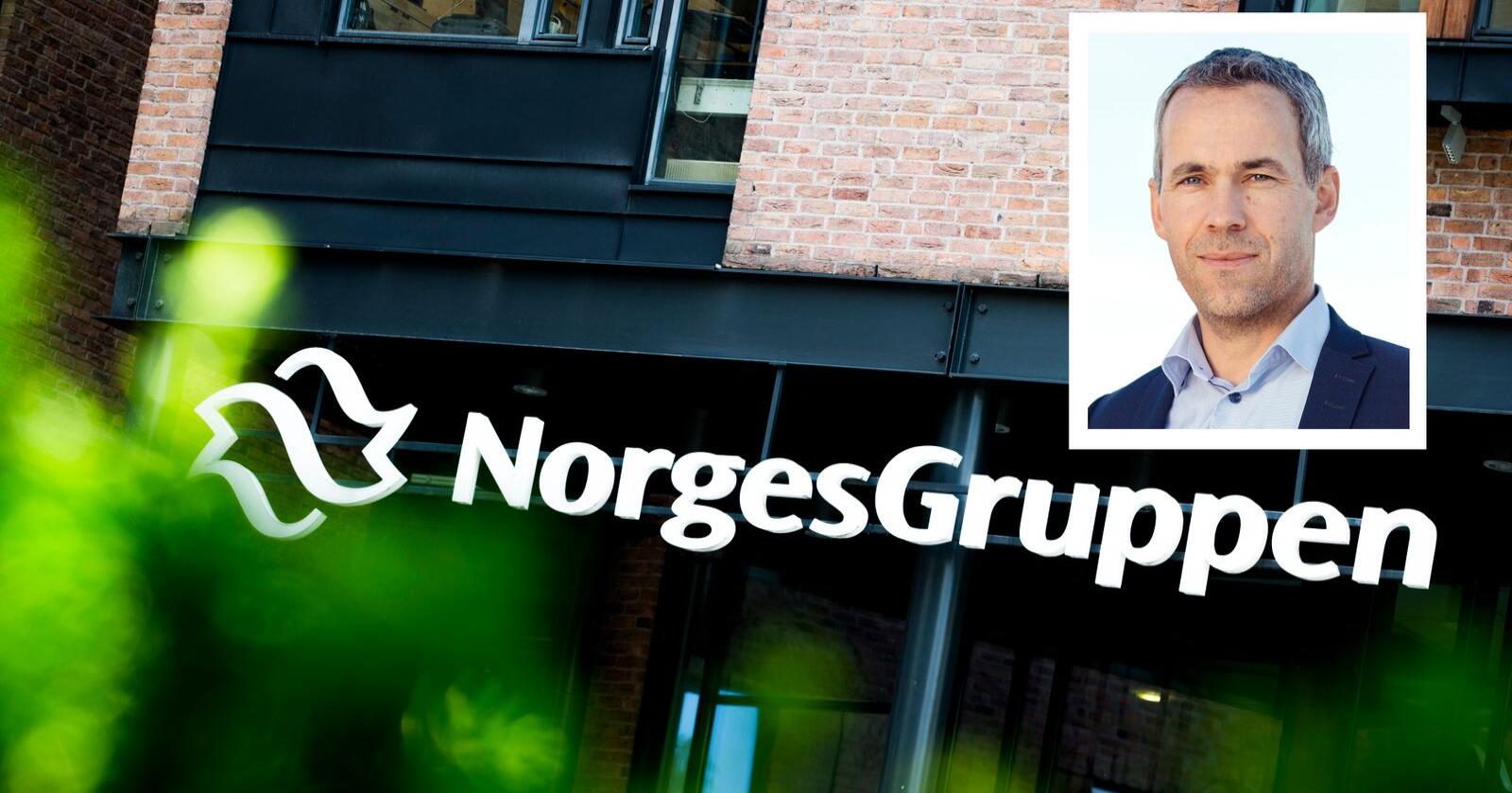 Bård Gultvedt, direktør i Norgesgruppen, ønsker å styrke samarbeidet med bøndene. Foto: Trond Reidar Teigen/NTB og Norgesgruppen
