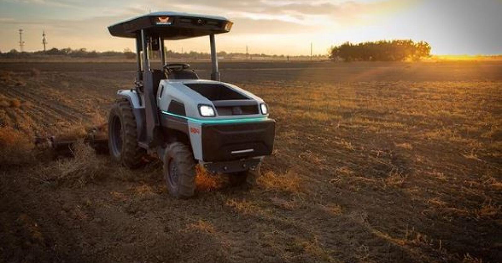 Autonom: Monarch har utviklet en selvkjørende, helt elektrisk traktor. Nå kjøper CNH seg inn i selskapet.