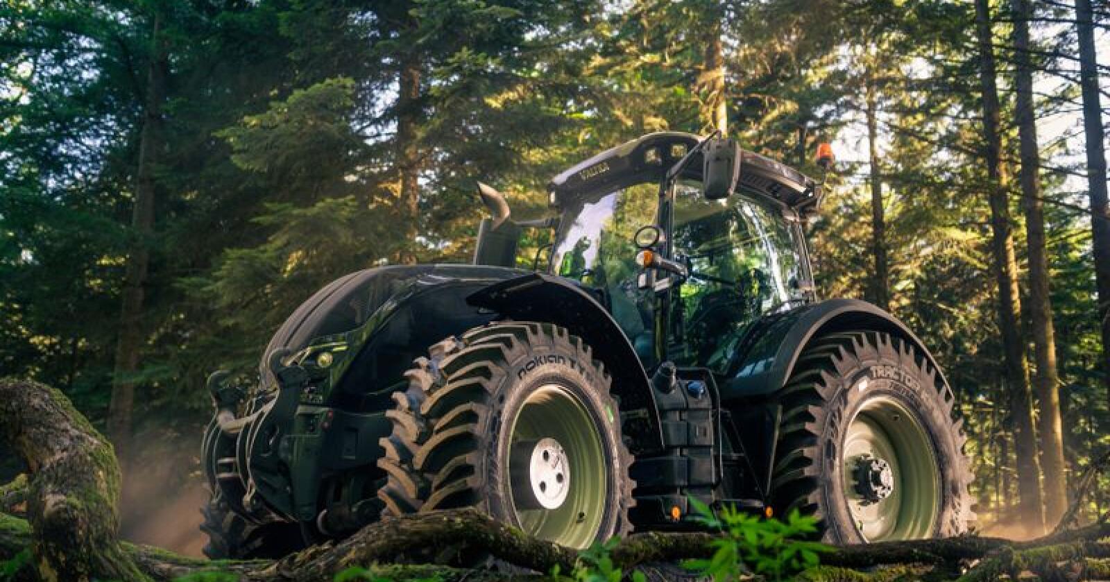 Nokians nye Tractor King skal i følge produsenten forene anleggsdekkets styrke med trakordekkets særegne egenskaper