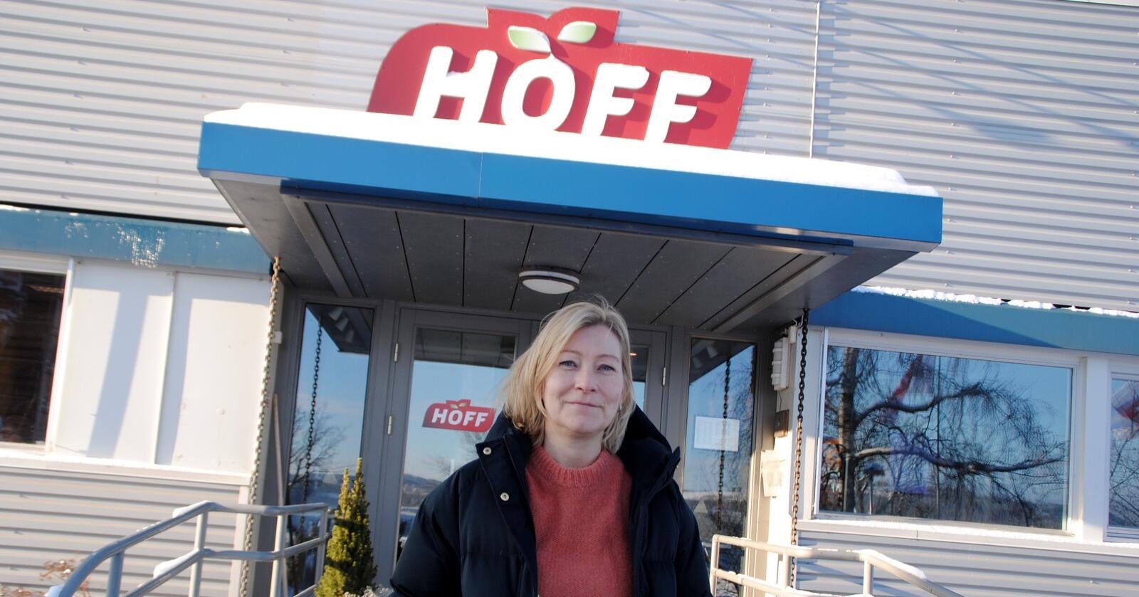 Administrerende direktør i Hoff SA, Ingeborg Flønes. Foto: Lars Bilit Hagen
