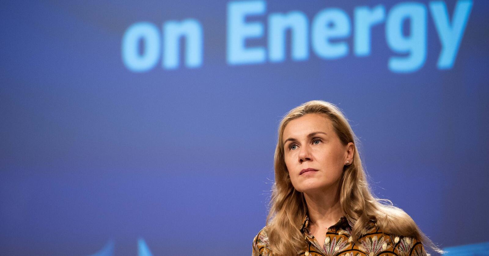 EUs energikommissær Kadri Simson lover et strømmarked for fremtiden. Foto: EU-kommisjonens mediaservice