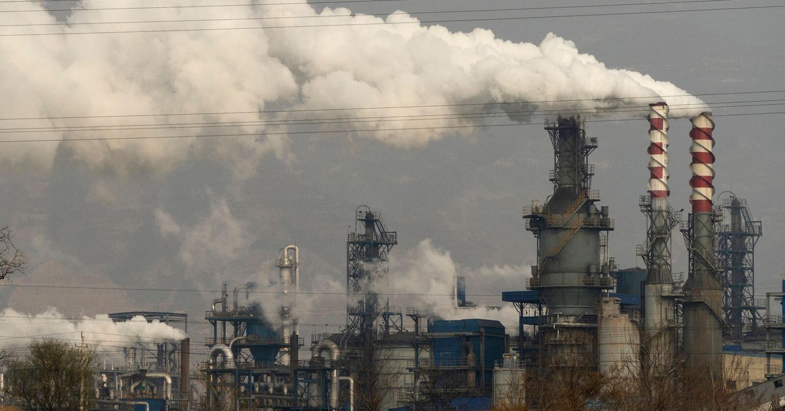 Kina slipper ut mer drivhusgasser enn alle i-land til sammen, ifølge den amerikanske tankesmia Rhodium Group. Foto: AP / NTB