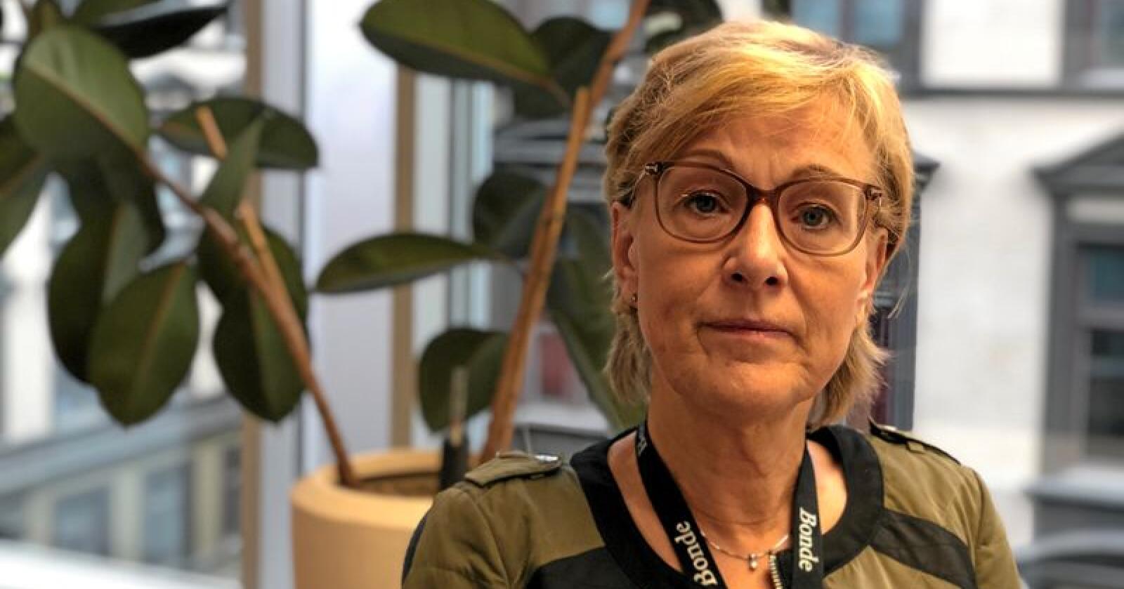 Sigrid Hjørnegård, generalsekretær i Norges Bondelag. Foto: Lars Bilit Hagen