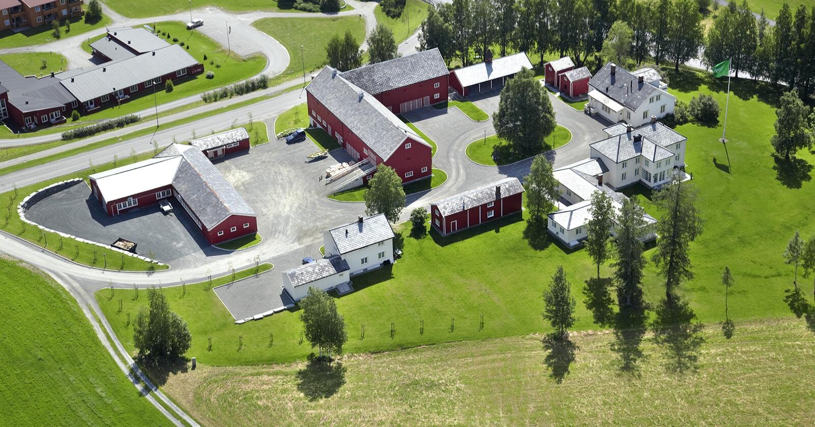 En av Norges største privateide eiendommer, Meraker Brug, skal legges ut for salg. Eiendommen er på 1,3 millioner mål. Foto: Meraker Brug