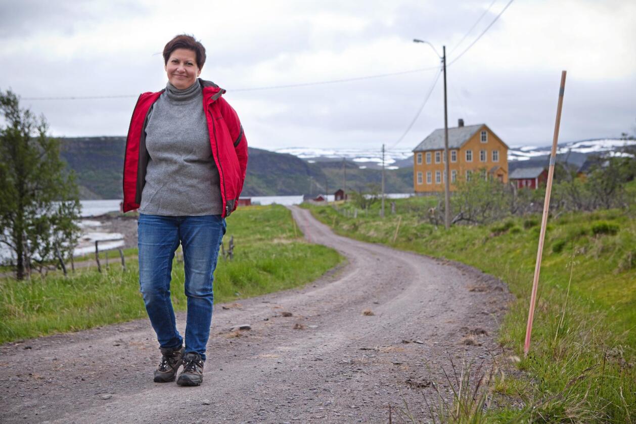 Finnmark: Tidligere nestleder i Ap, leder i Tana Ap, Helga Pedersen, kjemper sammen med mange andre finnmarkinger for å bevare Finnmark som eget fylke.    Foto: Iris Egilsdatter.