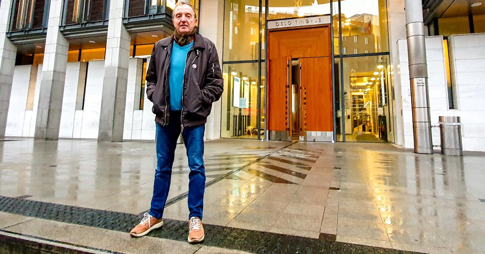Roy Pedersen – leder i Nei til EU starter rettssak mot Staten 1. november i Oslo tingrett. Nå er dommen fra tingretten klar. Foto: Eskild Johansen/Nationen