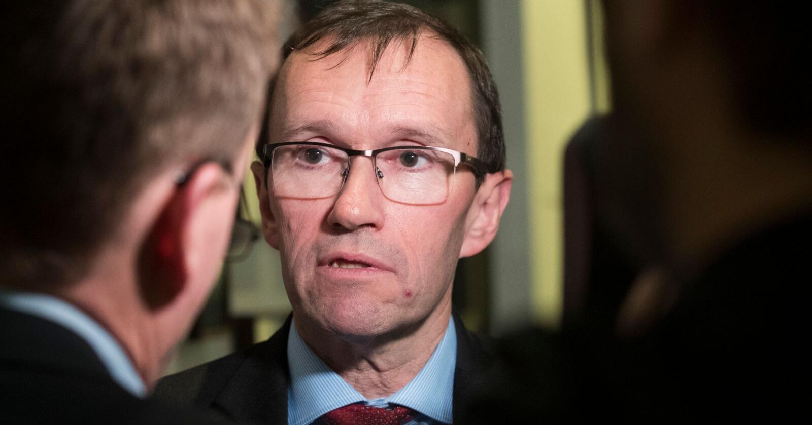 Ap-politiker Espen Barth Eide håper Sp snur i klimapolitikken. Foto: Terje Bendiksby / NTB