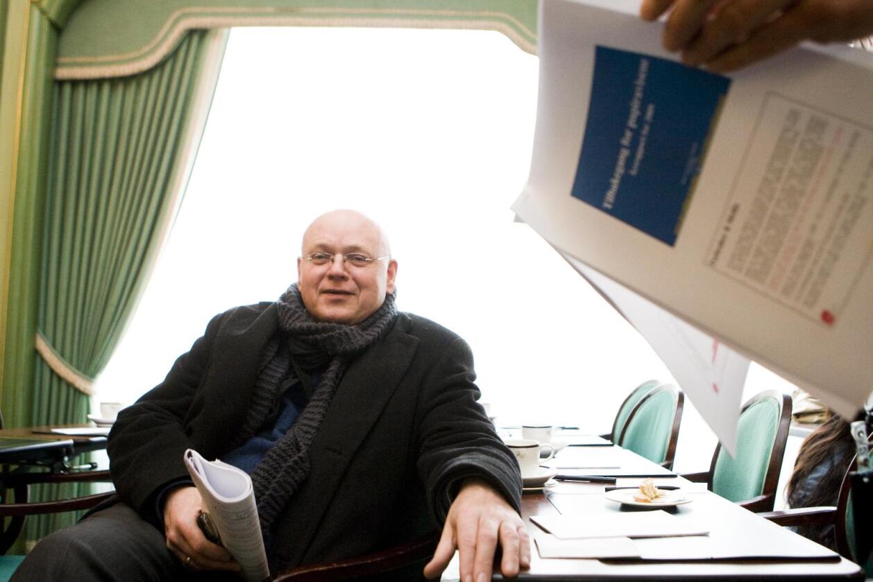 Bjørgulv Braanen, ansvarlig redaktør i Klassekampen, er blant mange redaktører som er kritisk til forslaget til statsbudsjett. Foto: Berit Roald / Scanpix