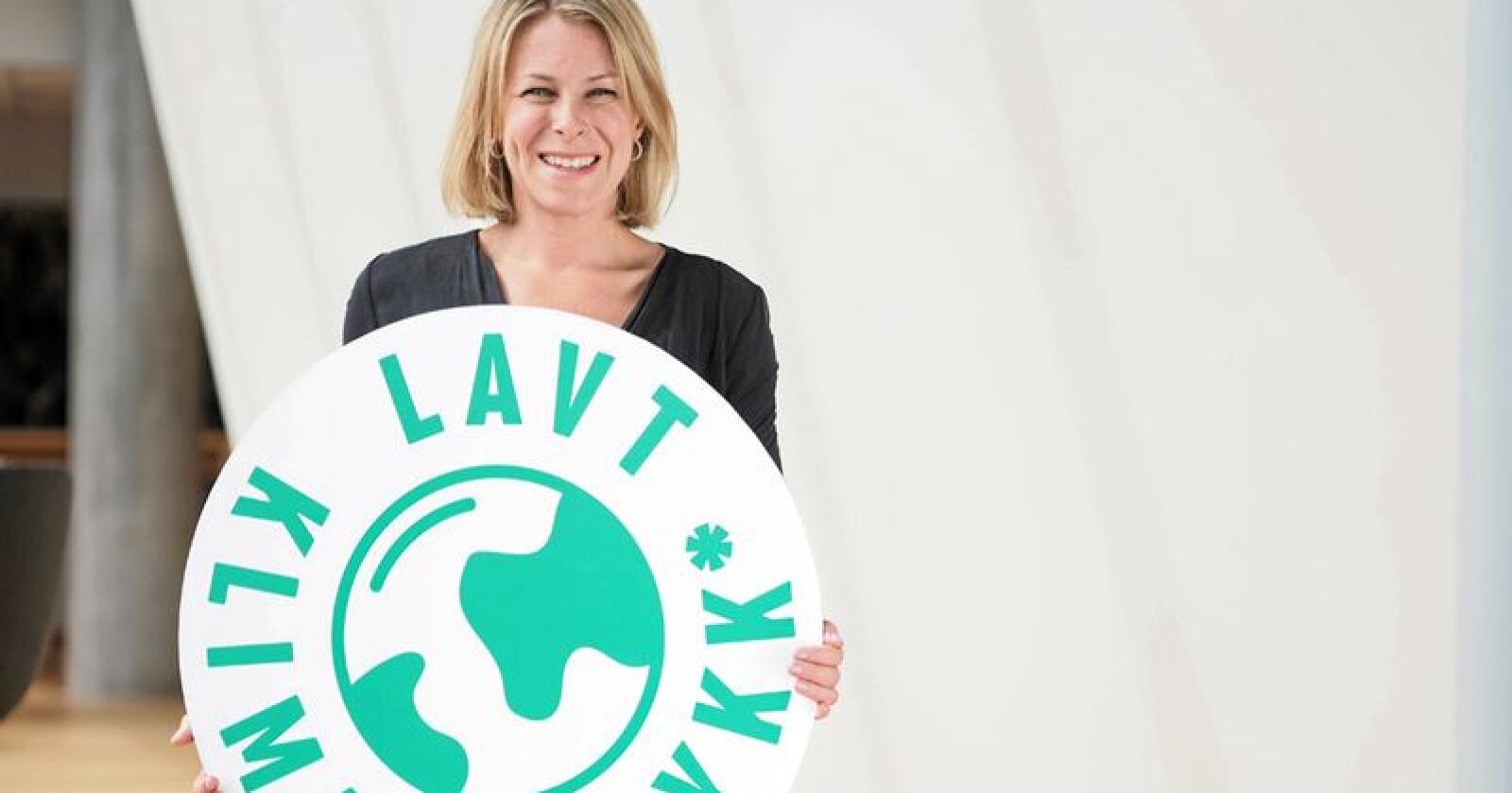 Johanne Kjuus, bærekraftansvarlig i Orkla Foods Norge, mener klima fortjener sin egen merkeordning. Foto: Orkla