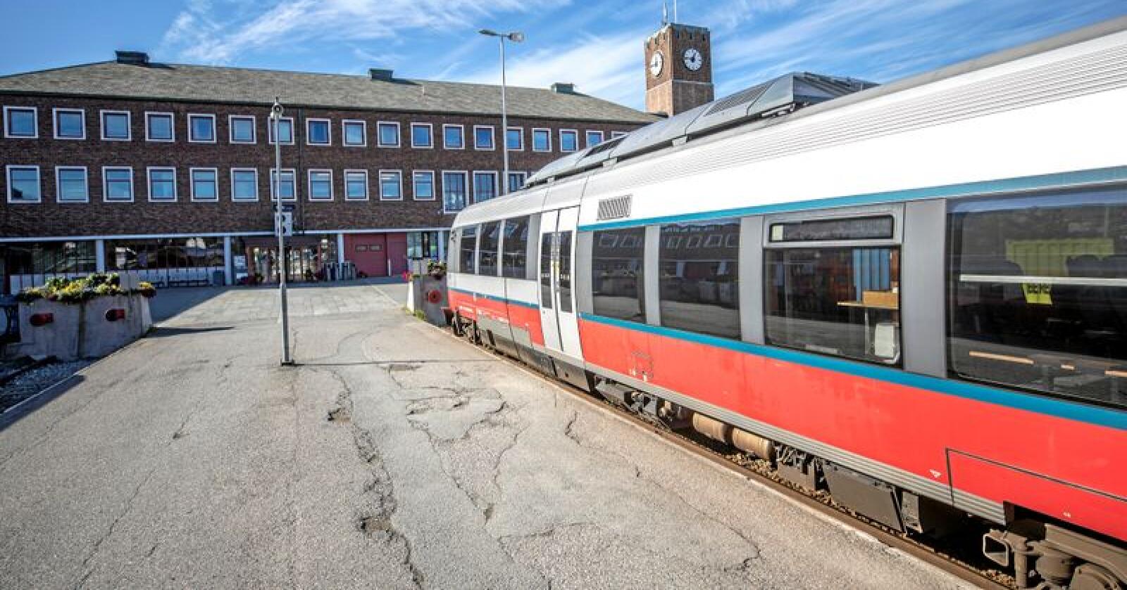 Hit, men ikke lenger: Nordlandsbanen stopper i Bodø. Foto: Per-Inge Johnsen / NTB scanpix