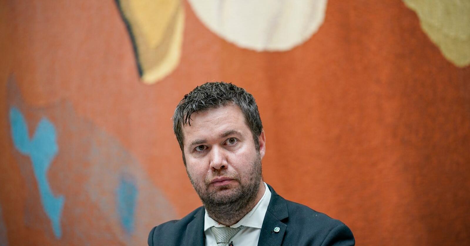 Geir Pollestad (Sp) mener et kraftig kutt i skogvernmidlene er en politisk seier for Senterpartiet. Foto: Stian Lysberg Solum / NTB