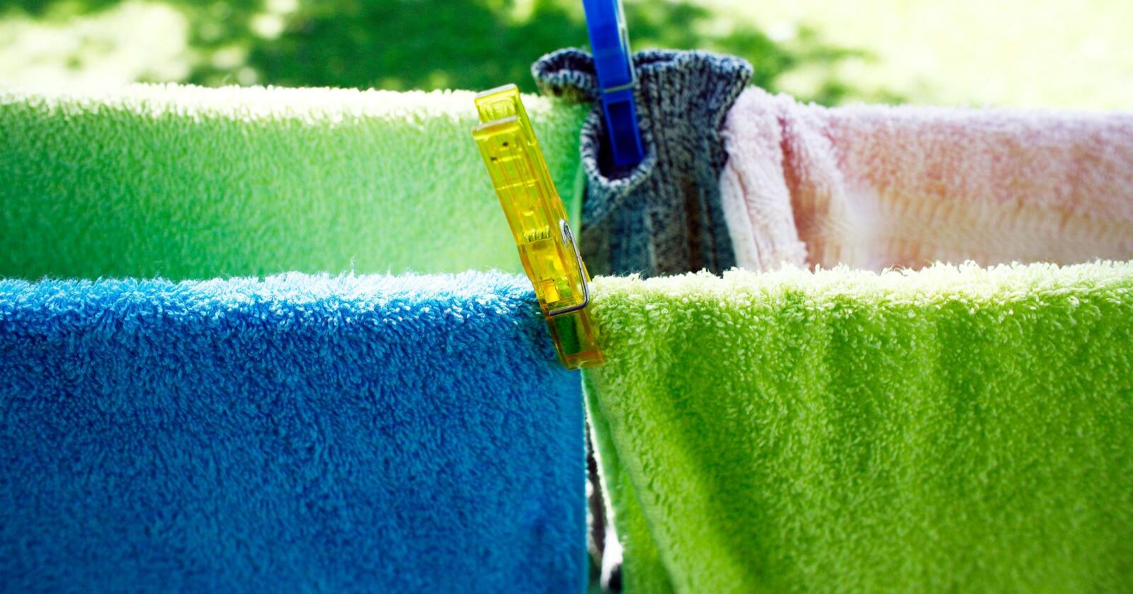 Å vaske klede på natta viser ikkje nemneverdig att på straumrekninga. Foto: Sara Johannessen Meek / NTB / NPK