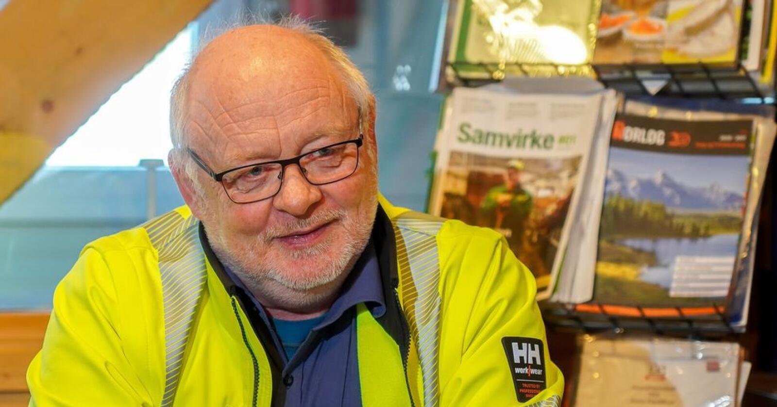 Positiv drahjelp: Rolf Ingar Eggum er prosjektleder for «Gris i Troms». Foto: Privat