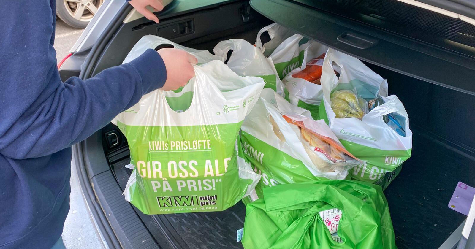 Dagligvarekjedene er ikke enige om hvordan matprisene utvikler seg. Norgesgruppen tror handleposene blir dyrere.  Foto: Erik Johansen / NTB scanpix