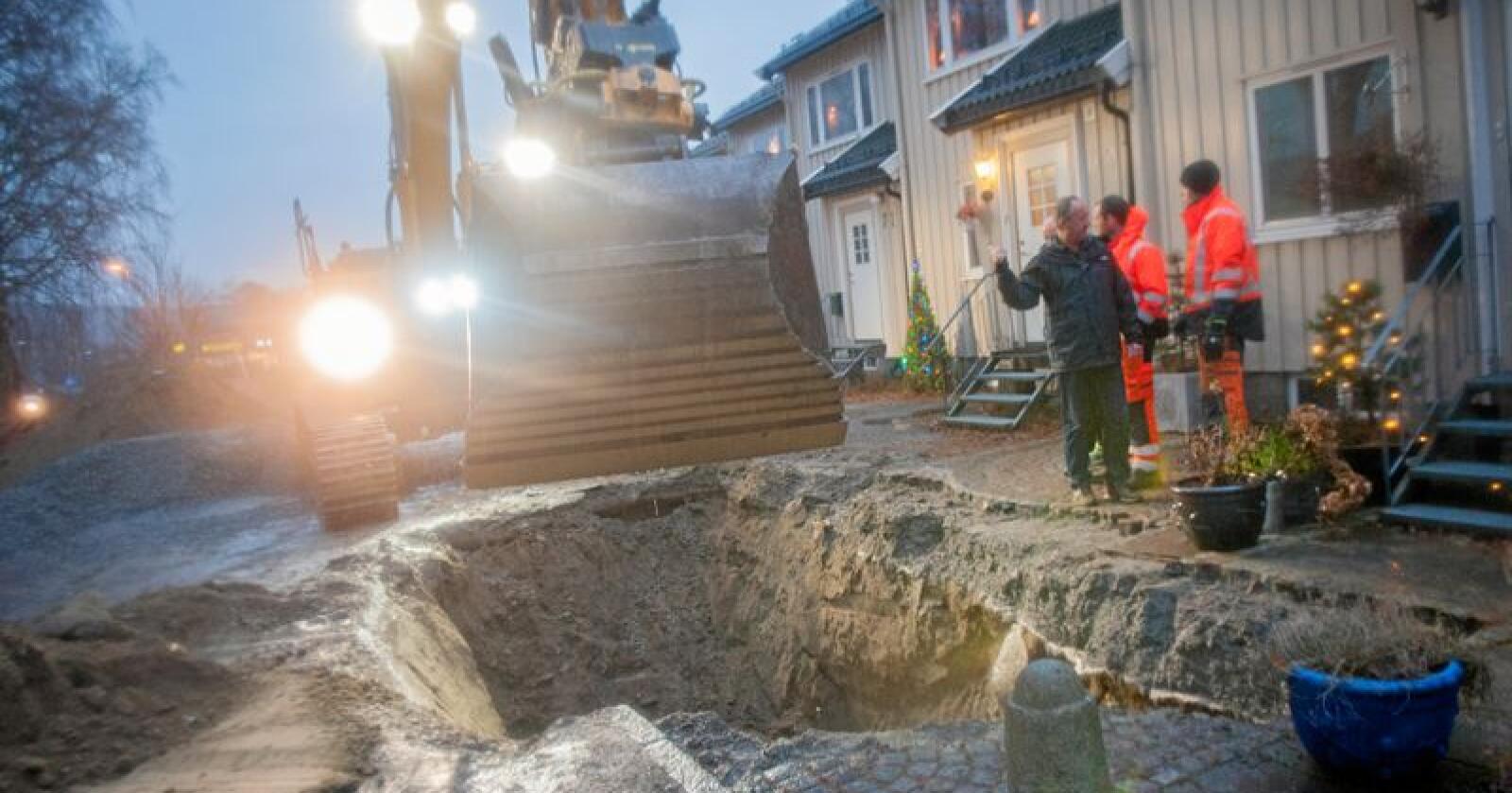 Koster flesk: Vannledninger i bygd og by. Foto: Håvard Zeiner
