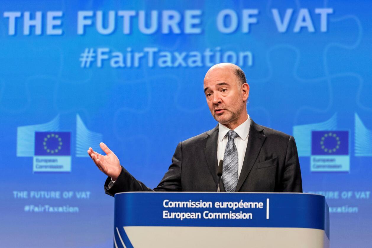 Refser: EUs finanskommissær refser Irland og Nederland for å tillate "aggressiv skattetilrettelegging". Foto: NTB/Scanpix