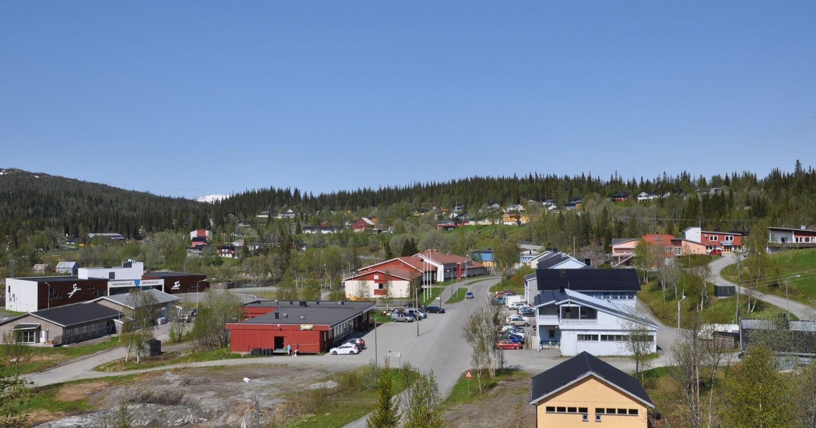 Røyrvik kommune i Trøndelag håper på å styrke kommunen med å inngå en bygdevekstavtale. Foto: Røyrvik kommune 