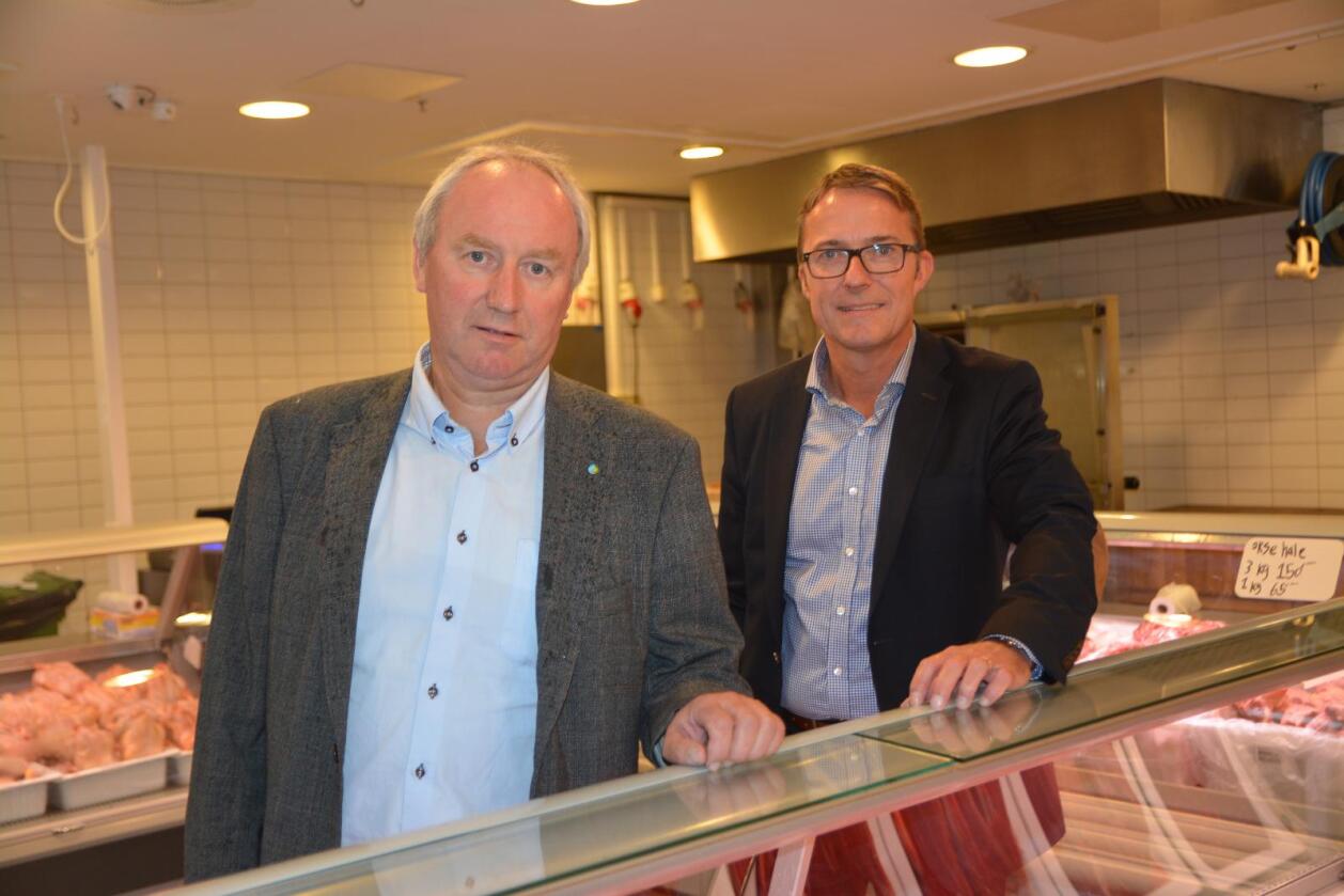 Motbakke: Styreleder i Nortura Sveinung Svebestad (t.v.) og hans motpart Ståle Gausen i KLF vil samarbeide om markedsregulering. Dårlig idé, mener Konkurransetilsynet. Foto: Anders Sandbu