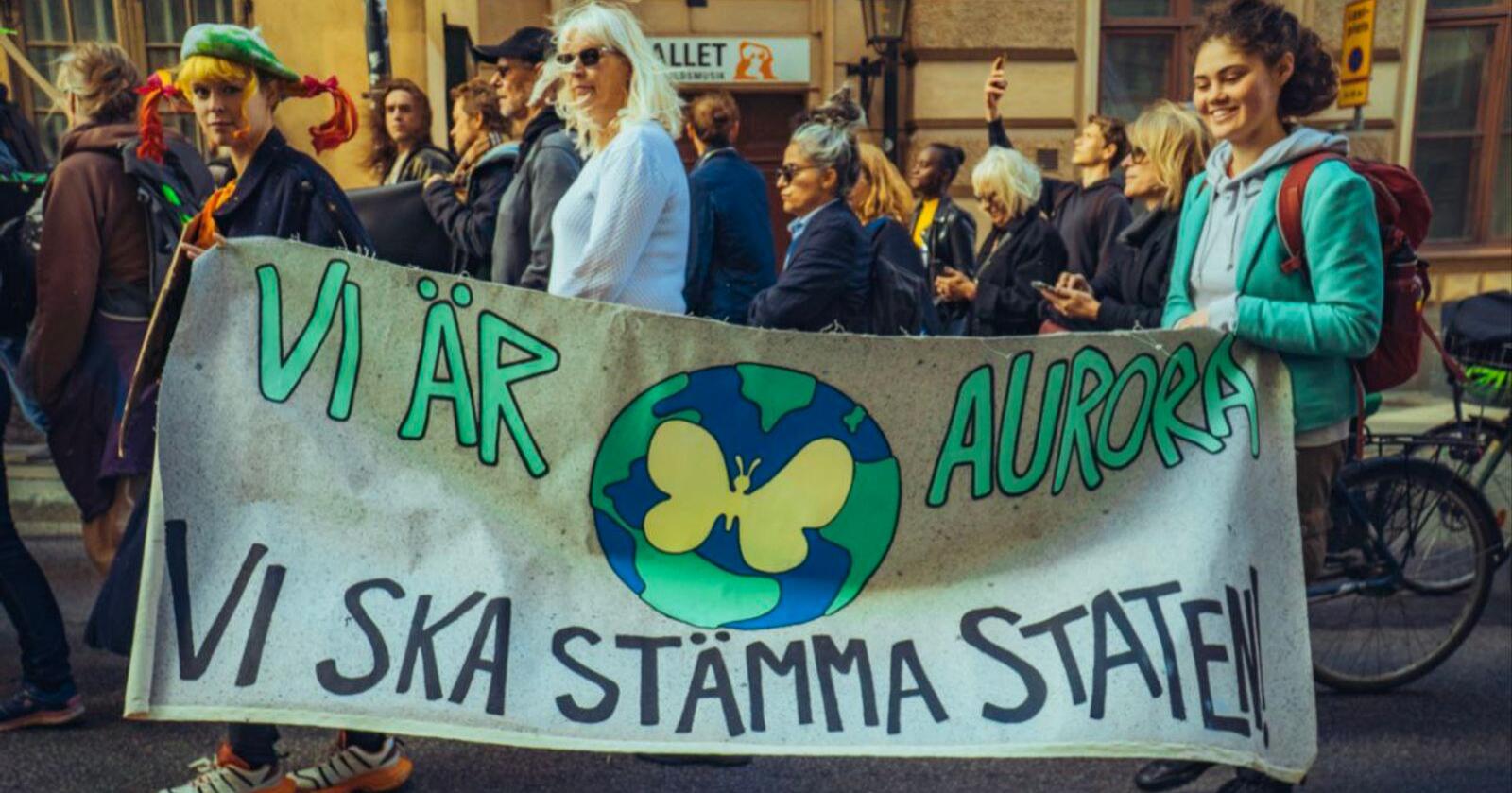 Sverige føyer seg inn i rekken av land som har fått fremmet klimasøksmål mot seg. Foto: Aurora