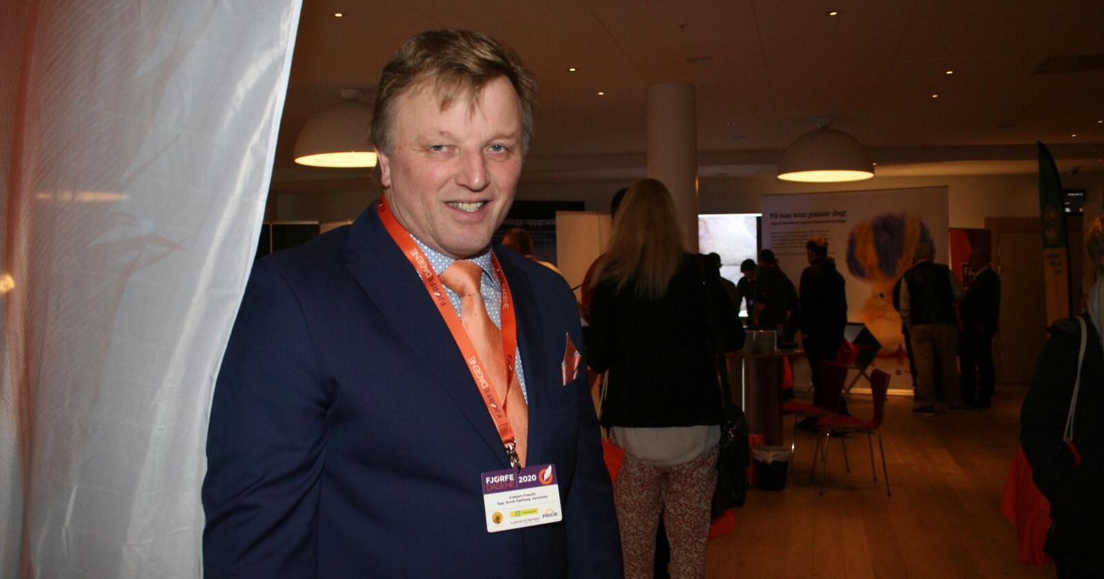 Styreleder i Norsk Fjørfelag, Kolbjørn Frøseth, får fornyet tillit. Foto: Bjarne Bekkeheien Aase
