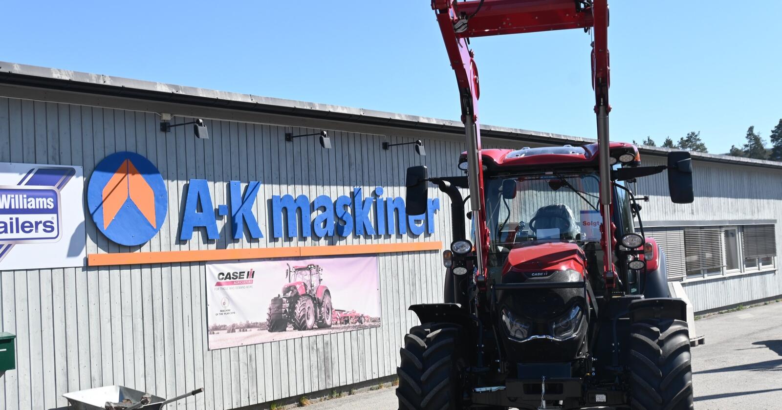 Konkurssalg: Autotech Varebørs AS forteller på nett at varelageret etter A-K maskiner skal selges ut fra mandag 20. juni.