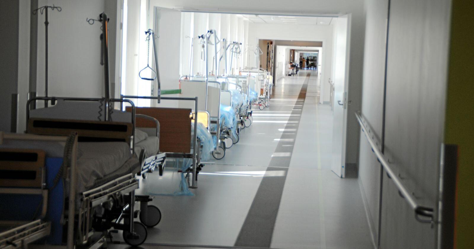 Sprengt kapasitet: Sykehuset Østfold Kalnes er for lite, fem år etter at det stod ferdig. Foto: Lars Bilit Hagen