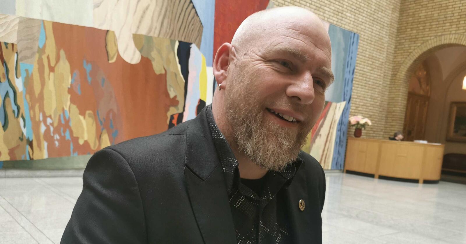 Geir Jørgensen, landbrukspolitisk talsperson i Rødt. Foto: Andrea Ånestad