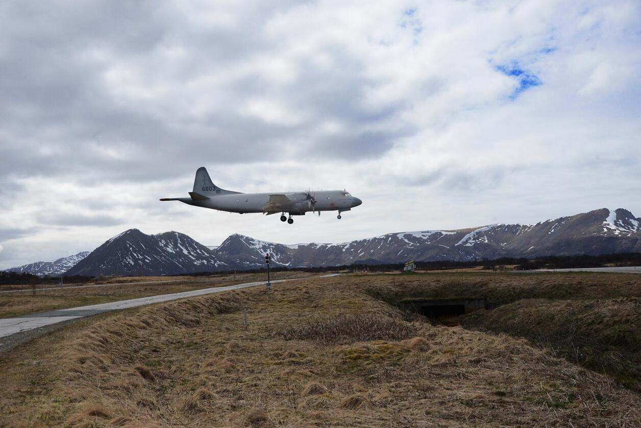 Etter planen skal P-3 Orion-flyene på Andøya fases ut til fordel for nye overvåkingsfly av typen P-8 Poseidon på Evenes. Foto: Siri Juell Rasmussen