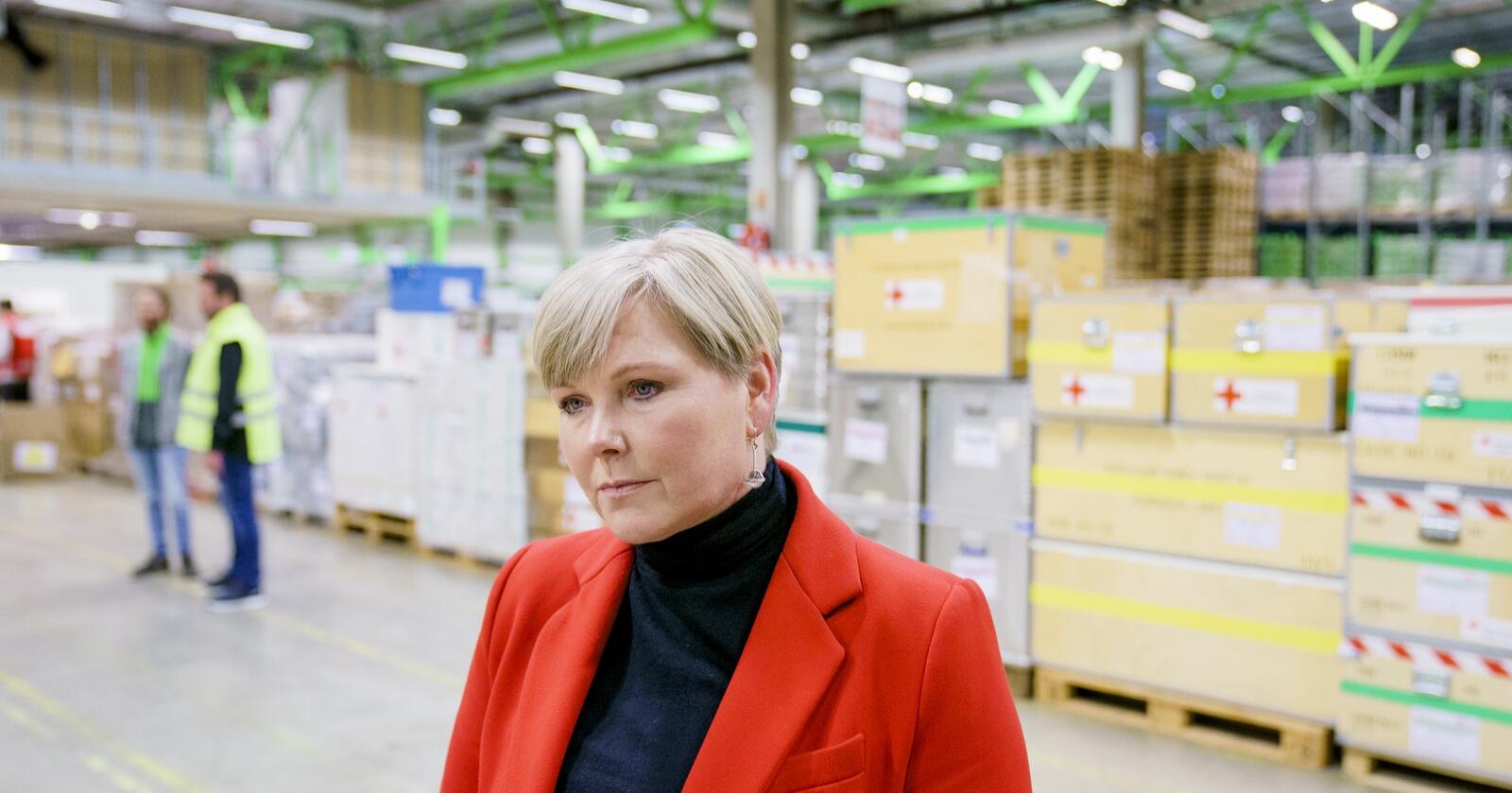 Utviklingsminister Anne Beathe Tvinnereim. Foto: Stian Lysberg Solum / NTB