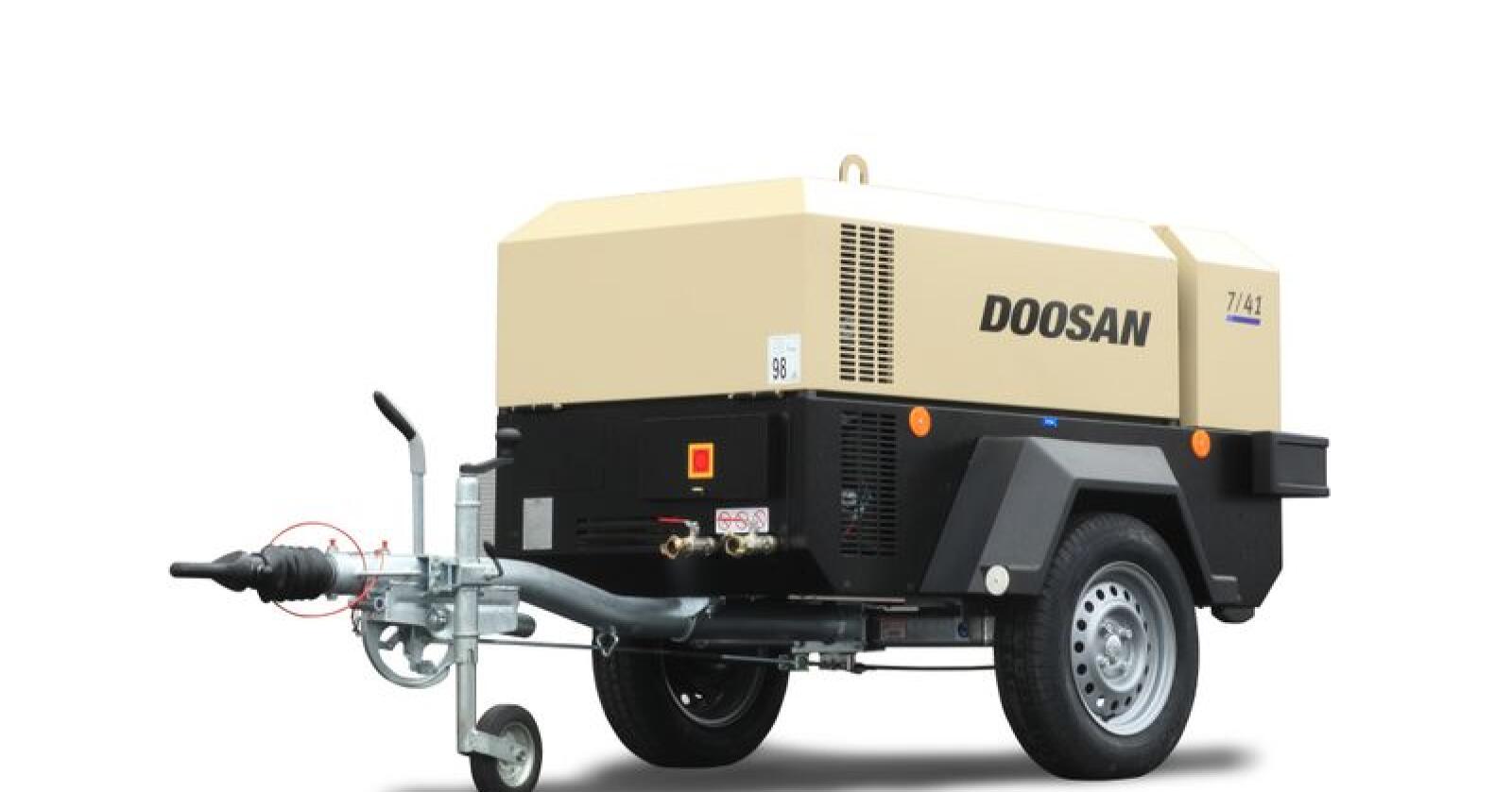 Doosans lavtrykkskompressorer kan leveres med arbeidtrykk fra 7-17 bar. (Foto: produsenten)