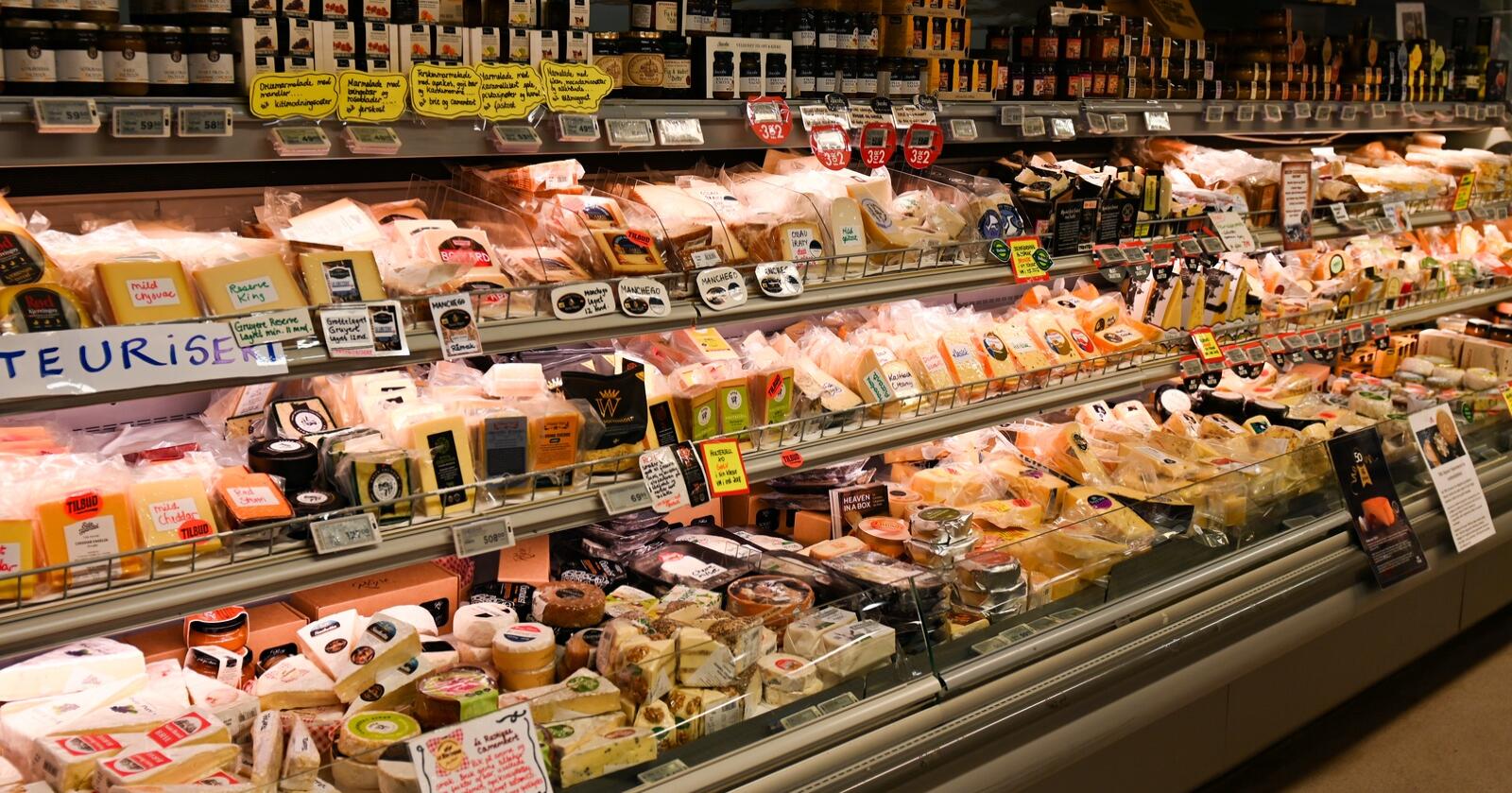 Importøkning: Norge importerte 17 387 tonn ost i 2021. Importverdien steg med 104 millioner kroner, eller 9,1 prosent. (Foto: Marie Hatlevoll)