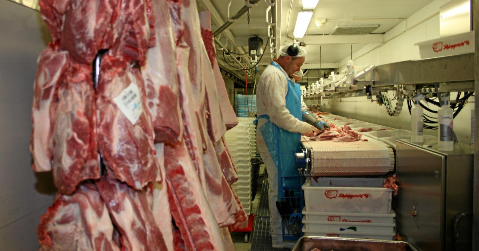 Fatland er mest kjent for produksjon av kjøtt, men produksjon av vegetarprodukter utgjør stadig en større andel. Foto: Bjarne Bekkeheien Aase