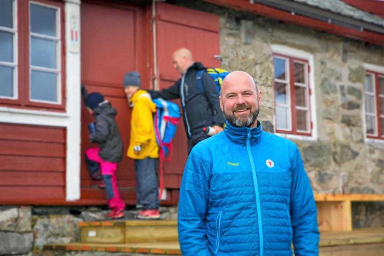 Oppå fjellet: Mye ledig plass på hyttene til DNT, forklarer generalsekretær i DNT, Dag Terje Klarp Solvang. (Foto: Andre Martin Pedersen)
