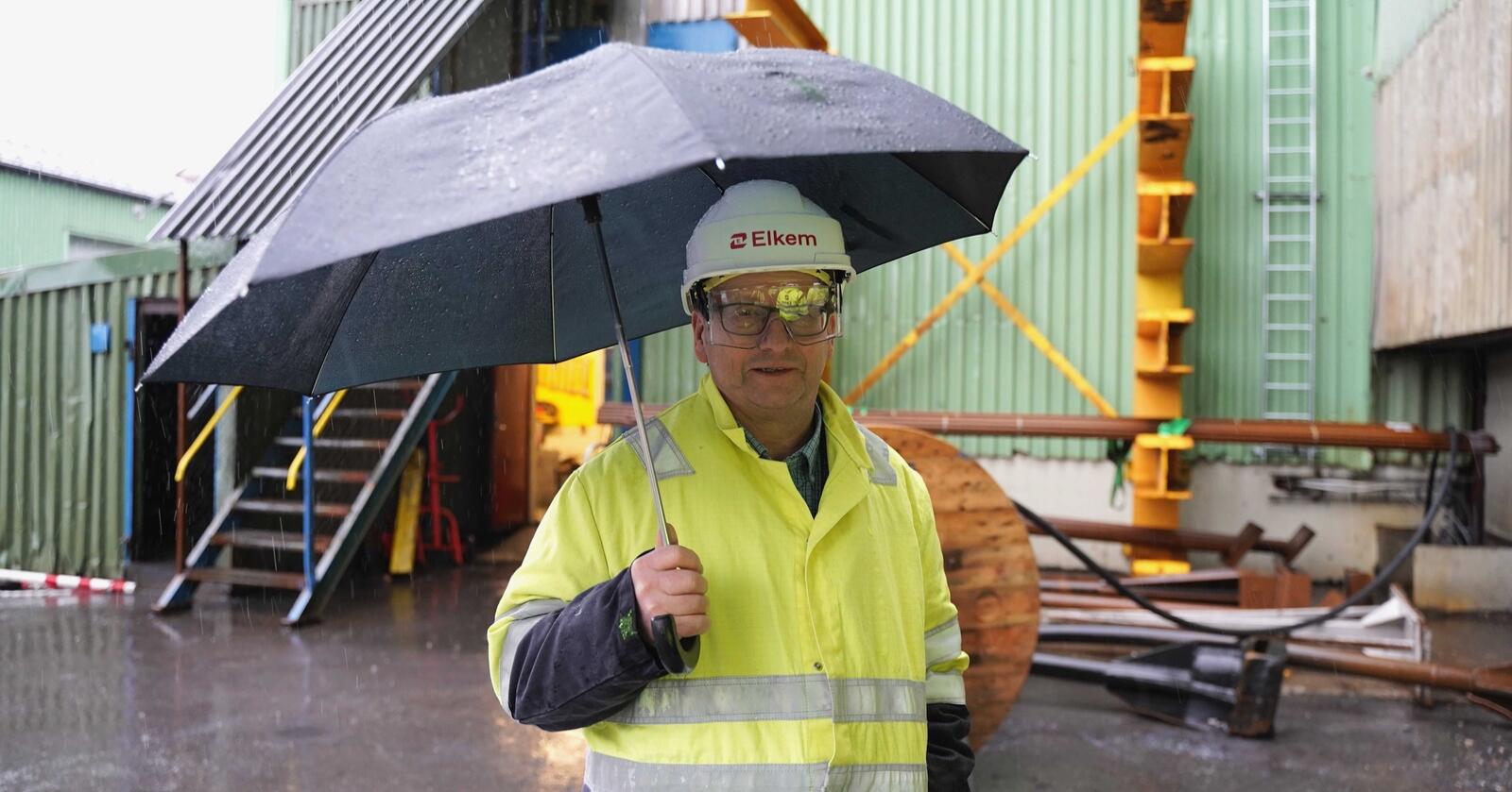 Det blir ingen stor industrisatsing uten vindkraft, ifølge selskapet som vil etablere seg i Salten. – Man har jo blandede følelser, sier ordfører Gisle Hansen (Sp). Foto: Andrea Ånestad