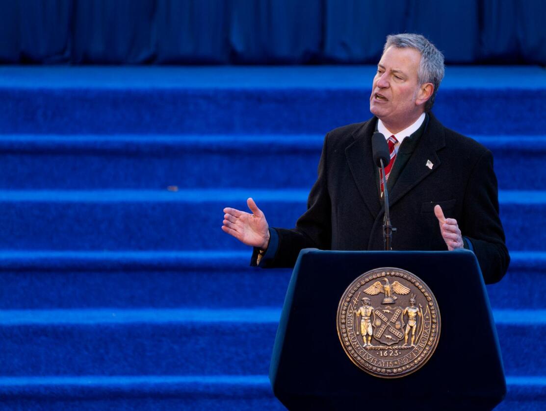 New Yorks borgermester, Bill de Blasio. Foto: AP Photo/NTB scanpix
