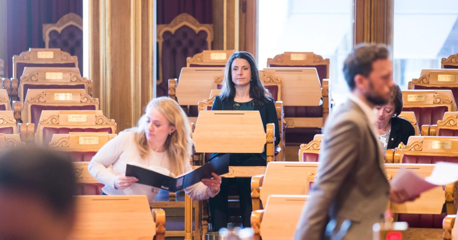 Senterpartiets Jenny Klinge (Sp) sier Frp er på vei til å snu i domstolsaken. Foto: Håkon Mosvold Larsen / NTB