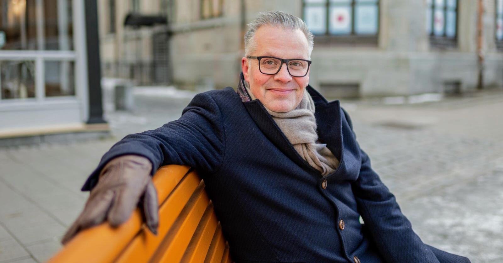 Stortingskandidat for MDG Trøndelag, Tommy Reinås, synes ikke det er politikernes oppgave å bestemme hva folk skal spise.  Foto: Emil Bremnes Tanem
