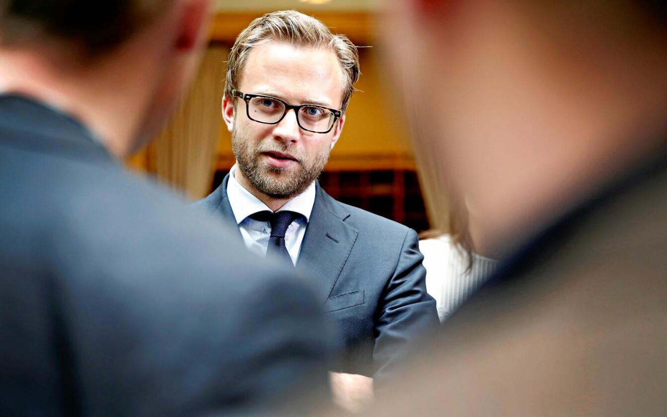 Leder av finanskomiteen, Nikolai Astrup (H). Foto: Marte Christensen / NTB scanpix
