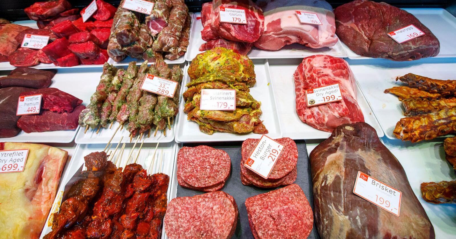 Greenpeace ønsker et forbud mot markedsføring av kjøtt og kjøttprodukter. Foto: Gorm Kallestad / NTB