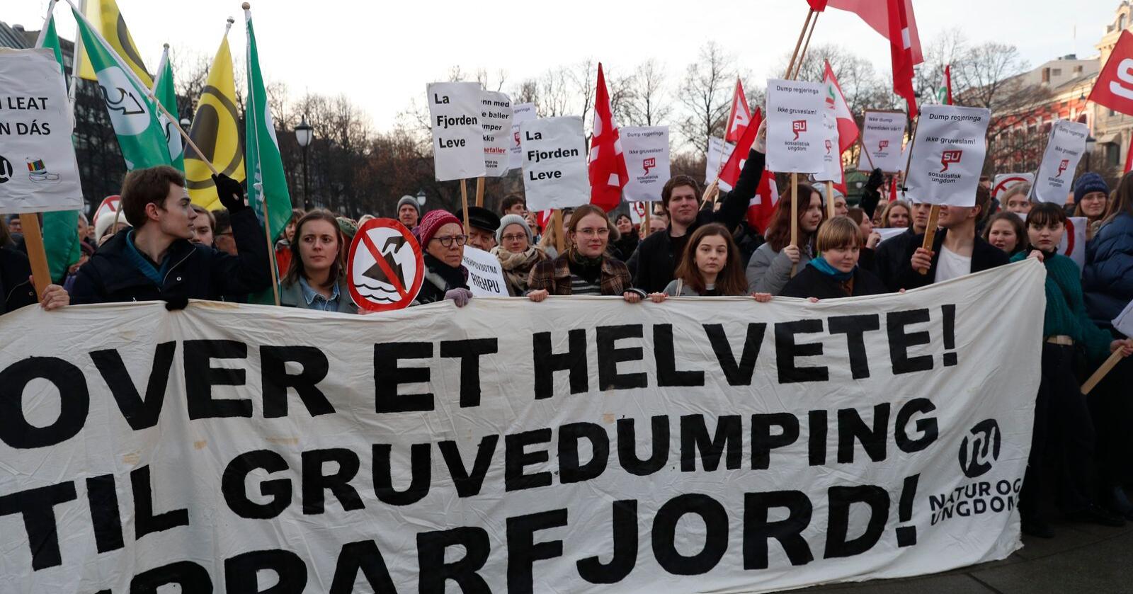 Motstand: Skal vi få mer råstoff opp av norsk grunn må pressgrupper overkjøres. Foto: Terje Bediksby/NTB