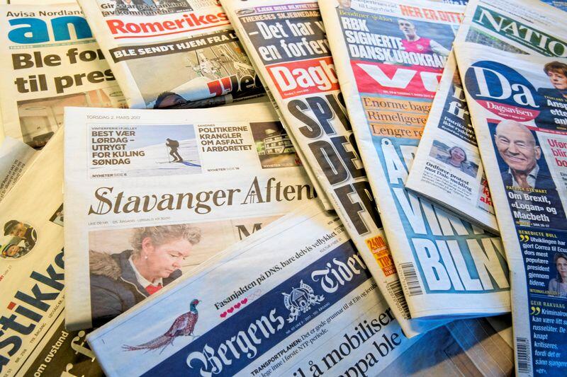 Den norske avisveksten roer seg. Men Nationens opplag økte 2,8 prosent også i fjor. Foto: Terje Bendiksby / NTB
