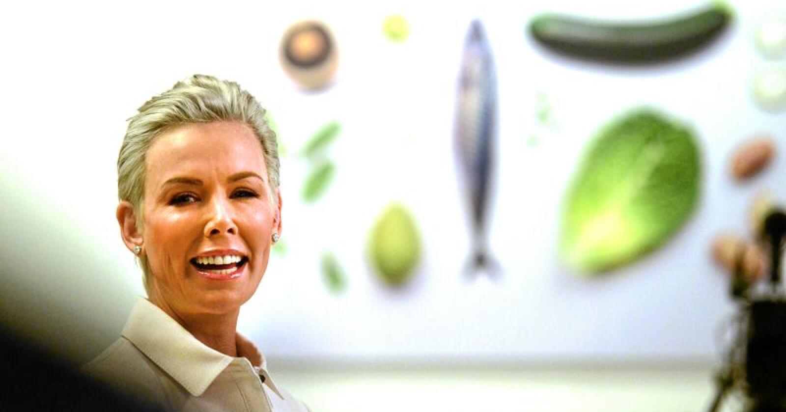 "Fleksi-veganer" Gunhild Stordalen er ingen kjøttentusiast, men den nye rapporten fra hennes Eat-forum har en uventet kjøttnisse på lasset. Foto: Siri Juell Rasmussen