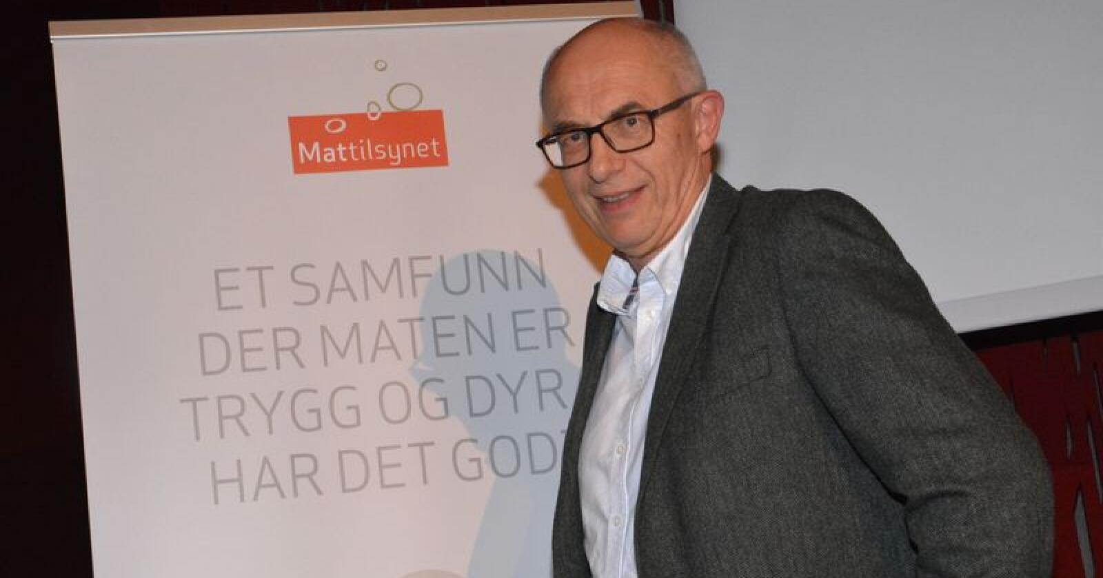 Harald Gjein har vært administrerende direktør i Mattilsynet siden 15. april 2011. (Foto: Anders Sandbu)