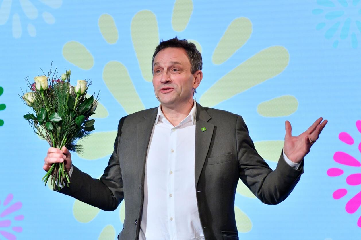 Arild Hermstad ble valgt som ny leder i Miljøpartiet de Grønne etter Une Bastholm. Foto: Rodrigo Freitas / NTB