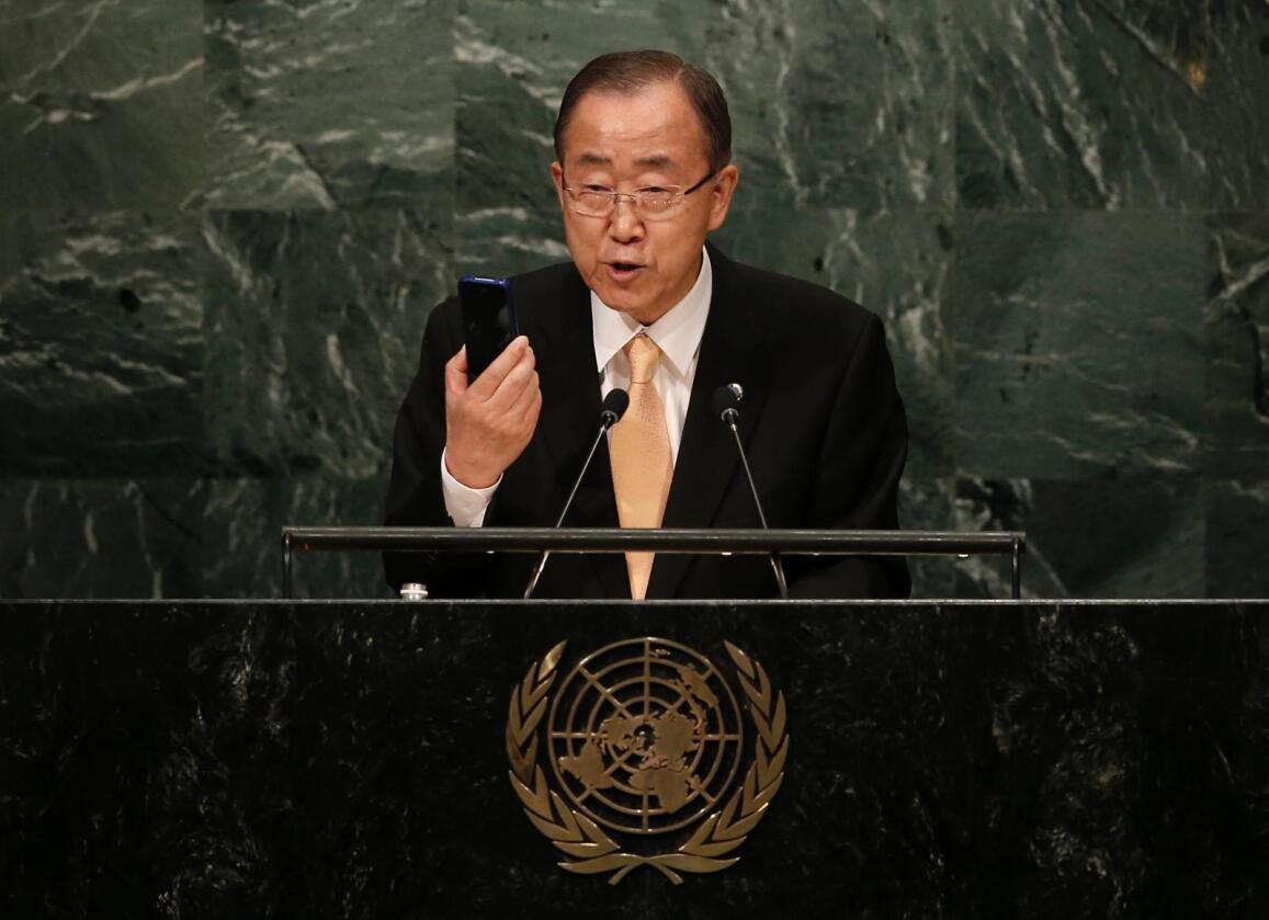 Verdenssamfunnet går sammen i kampen mot antibiotikaresistente bakterier. FNs generalsekretær Ban Ki-moon sier problemet blir tydeligere og tydeligere. Foto: Mike Segar / Reuters / NTB scanpix