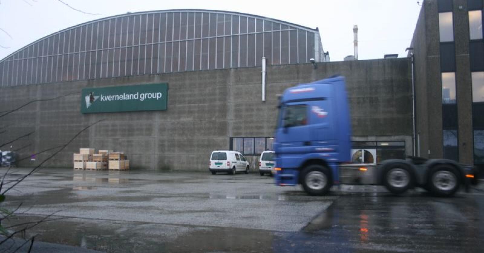 Kverneland Group Klepp er verdas største plogfabrikk. No må dei permittere endå fleire tilsette. Foto: Bjarne Bekkeheien Aase